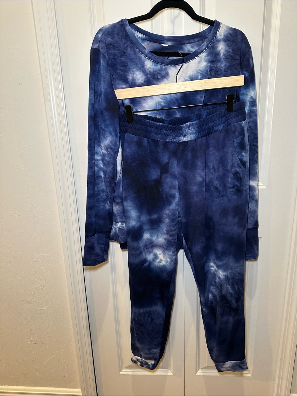 VOGO Athletica Navy Tie-Dye Lounge Set